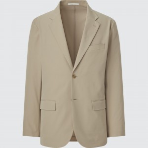 UNIQLO Airsense Ultra Light Jacket Beige | KXGUESA-04