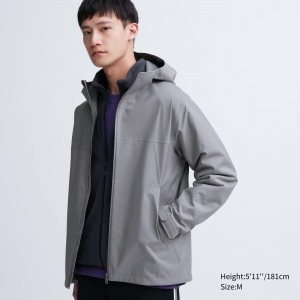 UNIQLO Blocktech 3d Cut Parka Gray | RGMFASJ-76