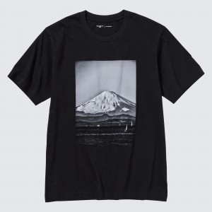 UNIQLO Peace For All Graphic T-Shirt Daido Moriyama Black | VFMUGTK-59