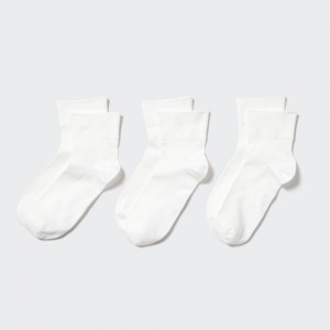 UNIQLO Socks Three Pairs White | BAKHGIT-28