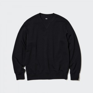 UNIQLO Sweatshirt Black | DBMNJSQ-67